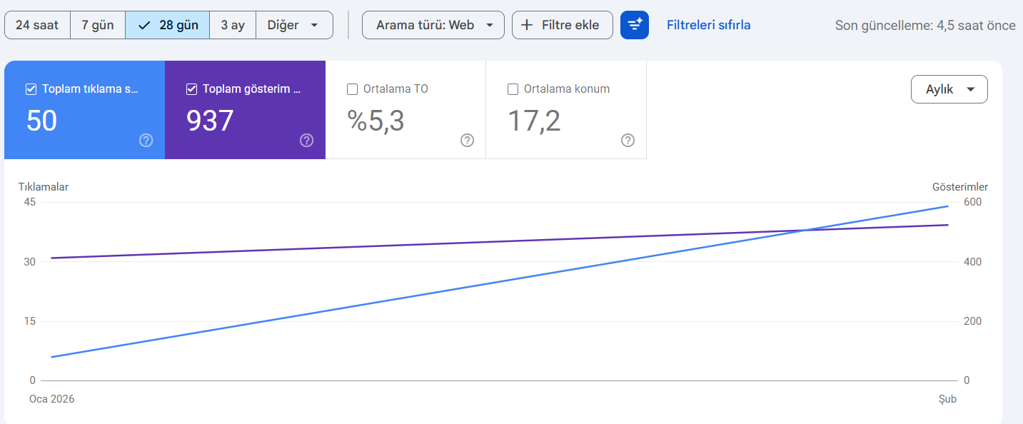 Google SEO Performans Raporu 1