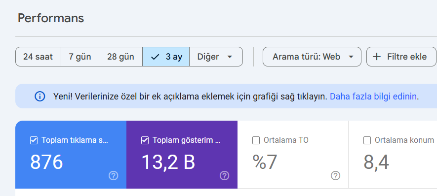 Google SEO Performans Raporu 2